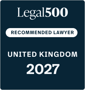 Legal 500Recommended Lawyer award logo
