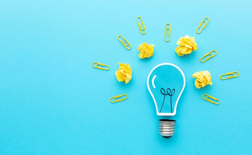 Abstract light bulb